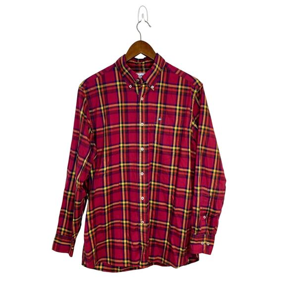 Southern Tide 100% Cotton Classic Fit Plaid Button Down Colored Shirt Medium - Picture 1 of 8